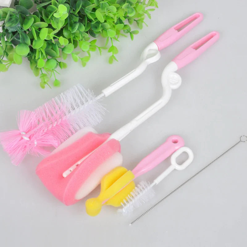 5pcs Brushes Cup Glass Cleaner Tools baby Accessories Cleaning Sponge Cup Brush baby Baby Bottle Accessorie Bottle Sponge