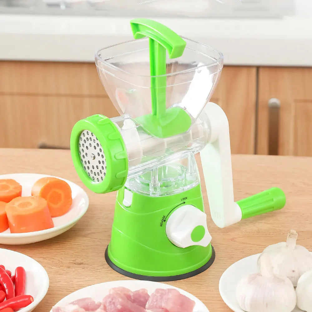 Kitchen Machine Meat Grinder Manual Processors Food Mincer Sausage Maker Stuffer Vegetable Chopper Blender Household  Enema Tool