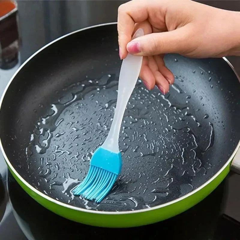 Cooking Silicone Spatula Barbeque Brush Cream Brush BBQ Heat Resistant Oil Brush Kitchen Bar Cake Baking Tools Utensil Supplies