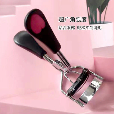 1PC Lady Professional Eyelash Curler With Comb Tweezers Curling Eyelash Clip Cosmetic Eye Beauty Tool