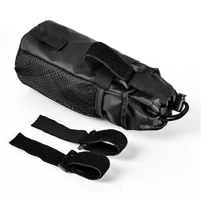 Bicycle Bag Bike Bottle Holder Handlebar Stem Thermal Bag With Mesh Pocket Coffee Cup Holders Cycling Water Bottle Carrier Bag