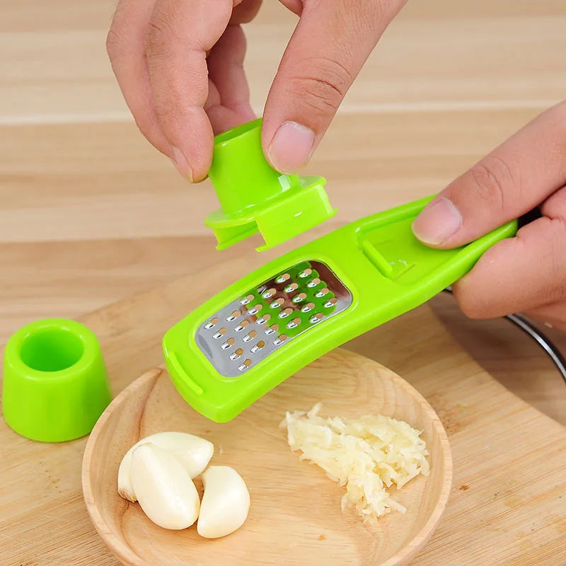 1pcs Garlic Press Crusher Manual Mincer Chopping Tool Home Garlic Masher Kitchen Ginger Garlic Grinding Grater Kitchen tools