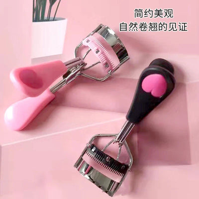 1PC Lady Professional Eyelash Curler With Comb Tweezers Curling Eyelash Clip Cosmetic Eye Beauty Tool