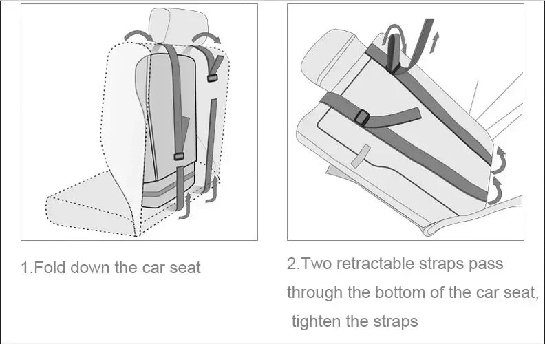 Safety Seats for Children Baby Car Seat Accessories 6 Months To 12 Years Old Breathable Chairs Mats Car Seat Cushion Adjustable