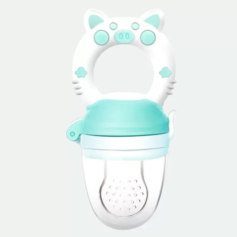 Baby Food Feeding Spoon Juice Extractor Fruit Feeder Pacifier Baby Feeding Bottle Silicone Gum Fruit Vegetable Bite Eat Feeder