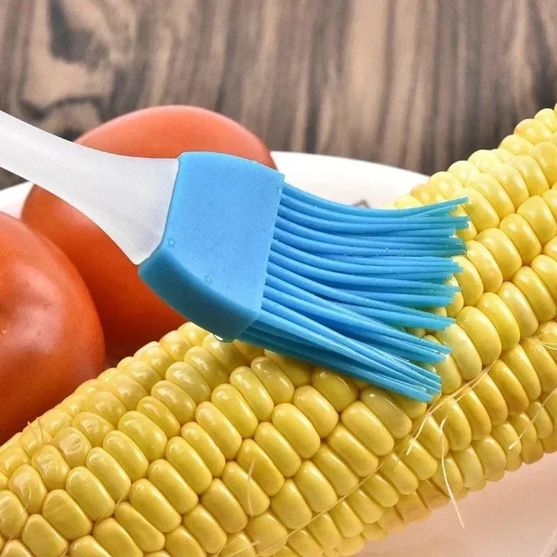 Cooking Silicone Spatula Barbeque Brush Cream Brush BBQ Heat Resistant Oil Brush Kitchen Bar Cake Baking Tools Utensil Supplies