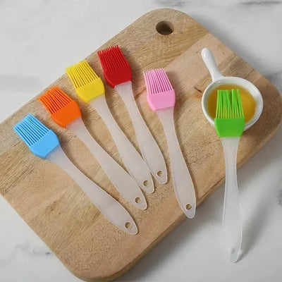 Cooking Silicone Spatula Barbeque Brush Cream Brush BBQ Heat Resistant Oil Brush Kitchen Bar Cake Baking Tools Utensil Supplies