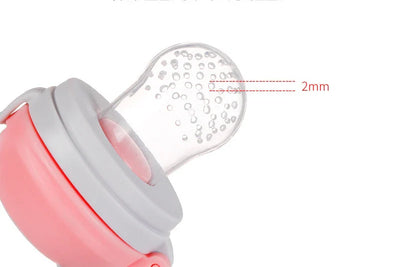 Baby Food Feeding Spoon Juice Extractor Fruit Feeder Pacifier Baby Feeding Bottle Silicone Gum Fruit Vegetable Bite Eat Feeder