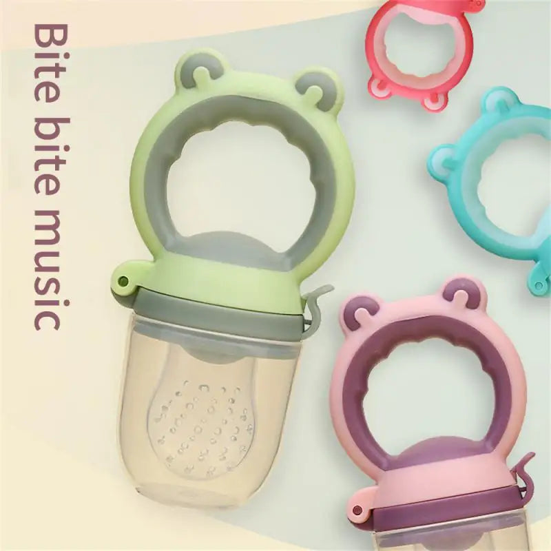 Baby Bite Feeding Bottle Pacifier Baby Learning Shake Food Supplement Feeding Bottle