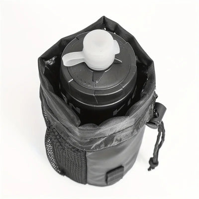 Bicycle Bag Bike Bottle Holder Handlebar Stem Thermal Bag With Mesh Pocket Coffee Cup Holders Cycling Water Bottle Carrier Bag