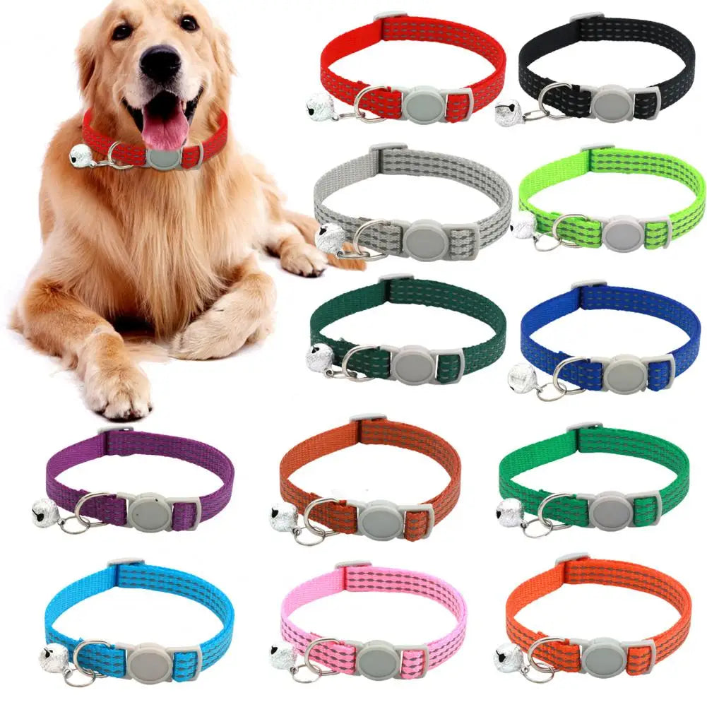 Pet Collar Dog Leash Breakaway with Bell for Training  Breathable Reflective Lightweight Nicely Designed