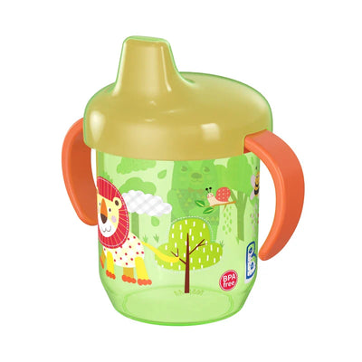 Cute Duckbill Cup Baby Learning Drinking Cup with Double Handle Flip Lid BPA Free Leakproof Infants Water Cups Bottle with Lid