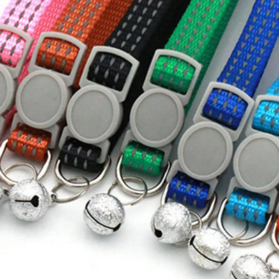 Pet Collar Dog Leash Breakaway with Bell for Training  Breathable Reflective Lightweight Nicely Designed