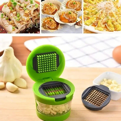 1pc Manual Garlic Press Garlic Mincer Ginger Crusher Kitchen Tool Grater Cutter Peeler Trituradror De Alho