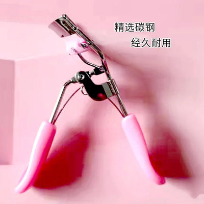 1PC Lady Professional Eyelash Curler With Comb Tweezers Curling Eyelash Clip Cosmetic Eye Beauty Tool