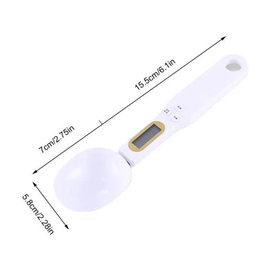 1Pc LCD Digital Measurement Adjustable Weighing Spoon Kitchen Scale Electronic Measuring Spoon Coffee Powder Scale Baking Scale