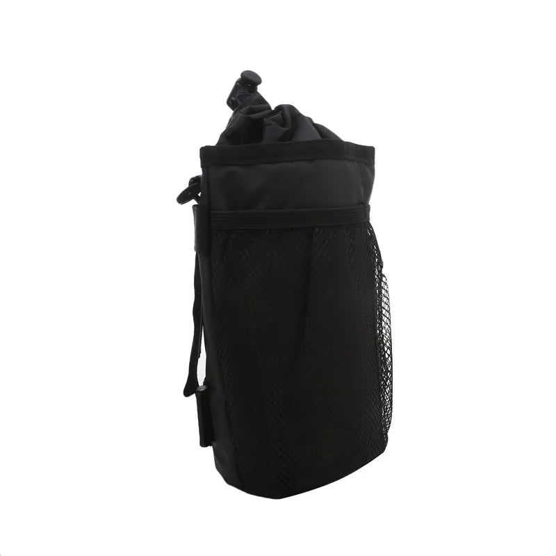 Bicycle Bag Bike Bottle Holder Handlebar Stem Thermal Bag With Mesh Pocket Coffee Cup Holders Cycling Water Bottle Carrier Bag