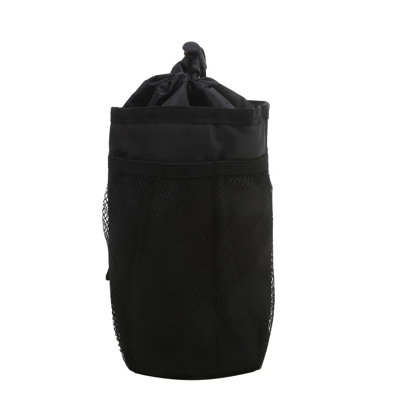 Bicycle Bag Bike Bottle Holder Handlebar Stem Thermal Bag With Mesh Pocket Coffee Cup Holders Cycling Water Bottle Carrier Bag