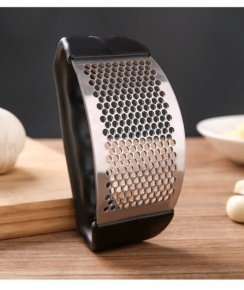 Stainless Steel Garlic Press Crusher Manual Garlic Mincer Chopping Garlic Tool Fruit Vegetable Tools Kitchen Accessories Gadget