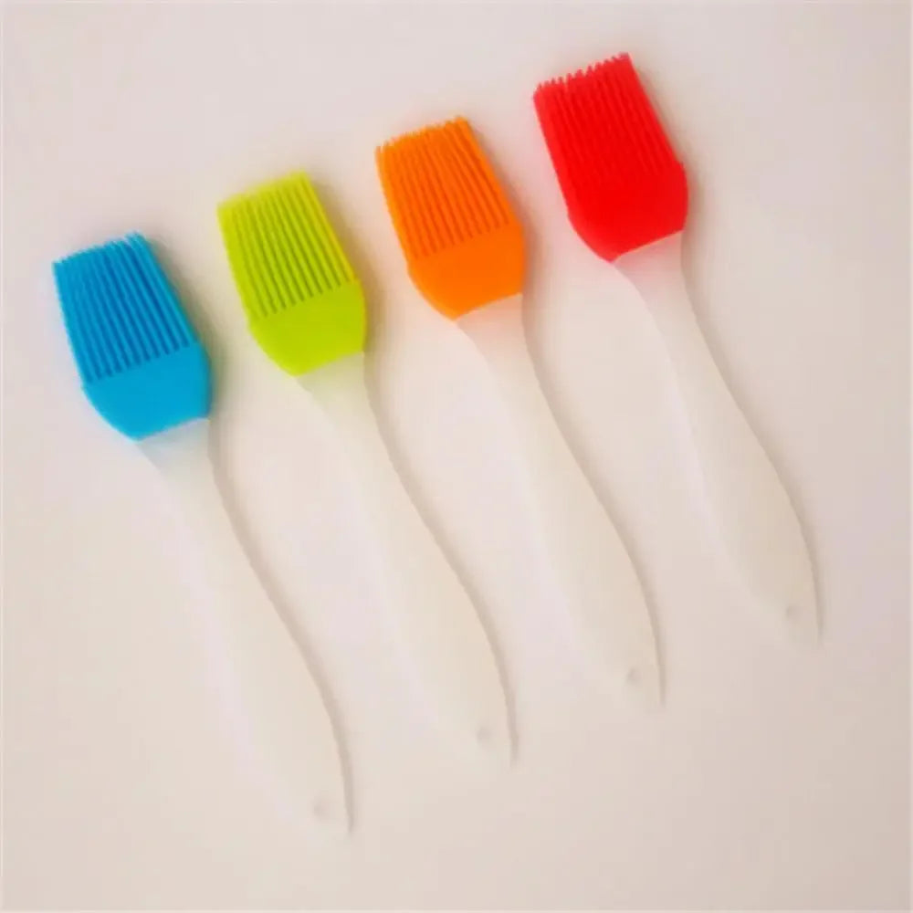 Cooking Silicone Spatula Barbeque Brush Cream Brush BBQ Heat Resistant Oil Brush Kitchen Bar Cake Baking Tools Utensil Supplies