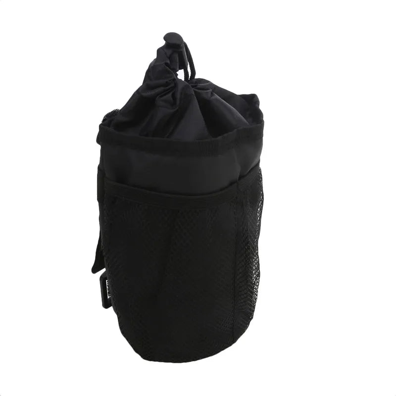 Bicycle Bag Bike Bottle Holder Handlebar Stem Thermal Bag With Mesh Pocket Coffee Cup Holders Cycling Water Bottle Carrier Bag
